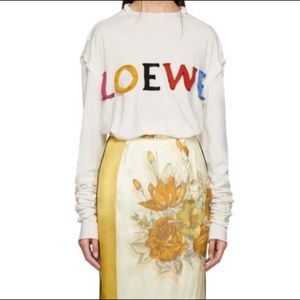LOEWE Logo Long Sleeves Top